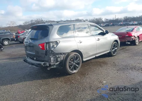 2018 Nissan Pathfinder Sl из США, поврежденный, VIN 5N1DR2MM8JC649136
